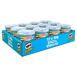 چیپس پرینگلز سرکه نمکی 40 گرم باکس 12 عددی - Pringles Salt & Vinegar - فروشگاه مواد غذایی استرو مارکت