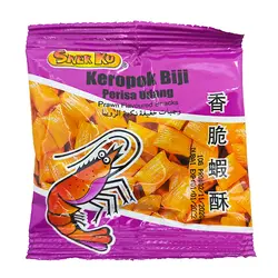 چیپس میگو snek ku مدل keropok bill بسته 50 عددی - Snek Ku Keropok Bill - فروشگاه مواد غذایی استرو مارکت