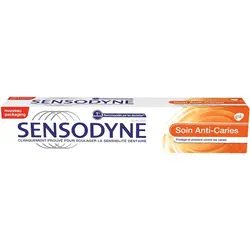 خمیردندان 75 میل سنسوداین Soin anti-caries (مراقبت ضد پوسیدگی ) Sensodyne - فروشگاه مواد غذایی استرو مارکت