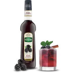 سیروپ توت سیاه تیسیر ۱ لیتر - Teisseire mure black berry syrup - فروشگاه مواد غذایی استرو مارکت
