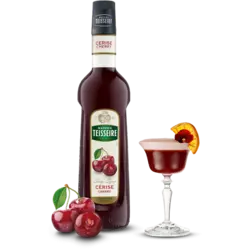 سیروپ گیلاس تیسیر ۱ لیتر - Teisseire cerise cherry syrup - فروشگاه مواد غذایی استرو مارکت