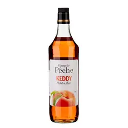 سیروپ هلو کدی ۱ لیتر - Keddy peach syrup - فروشگاه مواد غذایی استرو مارکت