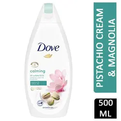 شامپو بدن داو 500 میل Calming رایحه خامه پسته و ماگنولیا - Dove Body wash - فروشگاه مواد غذایی استرو مارکت
