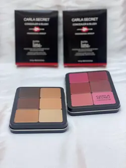 پالت رژ و کانتور برند کارلا سکرت | حداقل سفارش 12 عدد | عمده