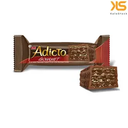 ویفر شیر شکلاتی با روکش کرم فندق اتی مدل Adicto Gourmet وزن 50 گرم