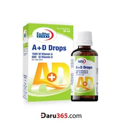 قطره آ+د یوروویتال 30 میلی لیتر خوراکی