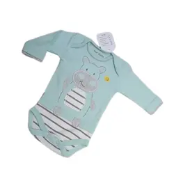 زیر دکمه آستین بلند طرح اسب آبی