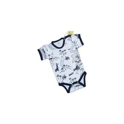 زیر دکمه آستین کوتاه طرح جنگل