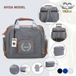 ساک لوازم نوزاد یوناکو مدل آویسا UNACO طوسی روشن