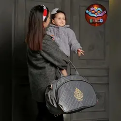 ساک لوازم یوناکو مدل جولی طوسی مشکی