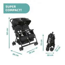 کالسکه دو قلو چیکو مدل اولالا