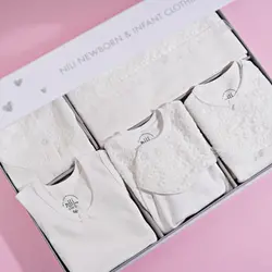 ست جعبه ای ۱۳ تیکه نیلی طرح الیزابت 3921