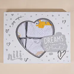 ست جعبه ای ۱۳ تیکه نیلی طرح باهم 3937