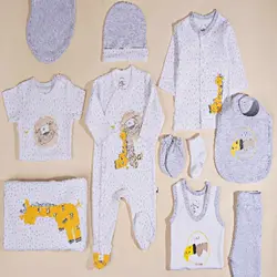 ست جعبه ای ۱۳ تیکه نیلی طرح باهم 3937