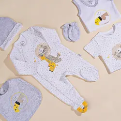 ست جعبه ای ۱۳ تیکه نیلی طرح باهم 3937