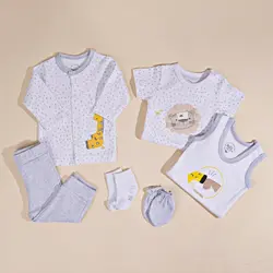 ست جعبه ای ۱۳ تیکه نیلی طرح باهم 3937