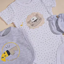 ست جعبه ای ۱۳ تیکه نیلی طرح باهم 3937