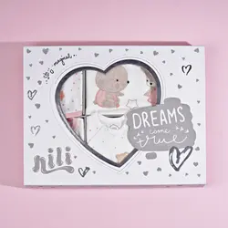 ست جعبه ای ۱۳ تیکه نیلی طرح خرس کوچولو 3940