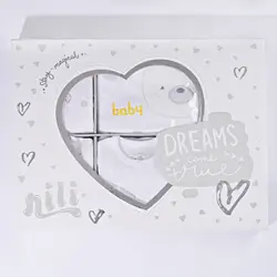 ست جعبه ای ۱۳ تیکه نیلی طرح خرس زرد