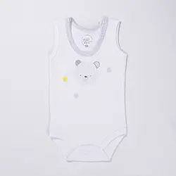 ست جعبه ای ۱۳ تیکه نیلی طرح خرس زرد