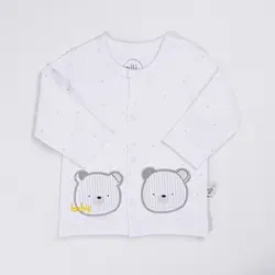 ست جعبه ای ۱۳ تیکه نیلی طرح خرس زرد