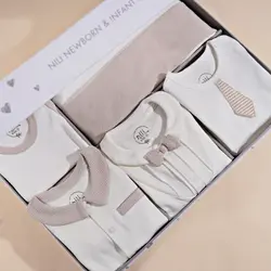 ست جعبه ای ۱۳ تیکه نیلی طرح داماد 3941