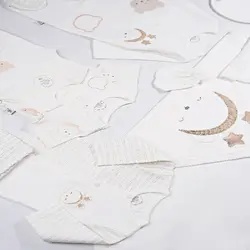 ست جعبه ای ۱۳ تیکه نیلی طرح نانسی