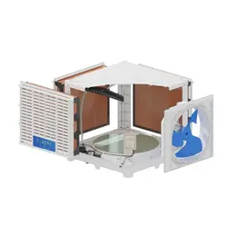 کولر سلولزی پلیمری 15000 نیرو تهویه البرز مدل NTAC3/150F _ روبروزن