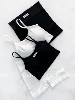 ست نیمتنه کاپدار و شورتک کوتاه کبریتی ورزشی Sweet Baby