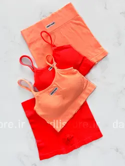 ست نیمتنه کاپدار و شورتک کوتاه کبریتی ورزشی Sweet Baby