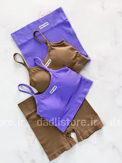 ست نیمتنه کاپدار و شورتک کوتاه کبریتی ورزشی Sweet Baby
