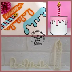 پک کاتر شکلات مذاب و شمع