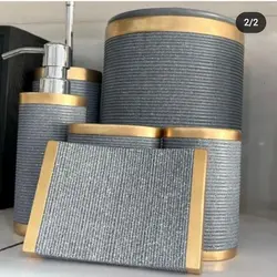 ست سرویس بهداشتی-6 پارچه-طرح ماسه