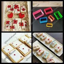 کاتر پلاستیکی مستطیل دو طرفه