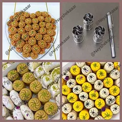 کاتر مهر شیرینی استیل پیچ