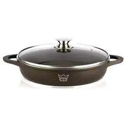 ماهیتابه سایز 30 چدن گرانیت برنز