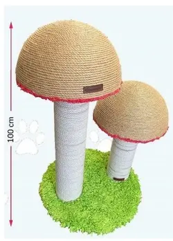 اسکرچر گربه سارن پت مدل Mushroom