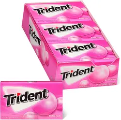 آدامس تریدنت طعم بادکنکی بسته ۱۲ عددی – Trident Bubble Gum – ۱۲ pcs