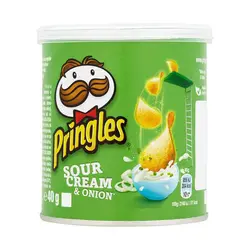 چیپس پرینگلز ۴۰ گرم – طعم خامه ترش و پیاز – Pringles Sour cream & onion