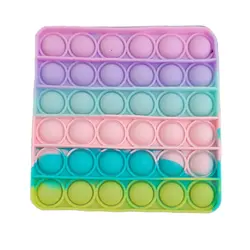 فیجت ضد استرس مدل پاپیت سلیکونی طرح مربع