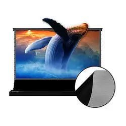 پرده نمایش برقی از کف بازشو 100 اینچ اسکوپ ALR