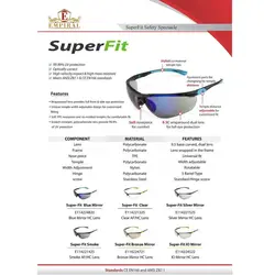 عینک ورزشی ، طبیعت گردی ، ایمنی امپیرال EMPIRAL مدل مهندسی اسپرت SUPER FIT