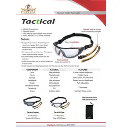 عینک ورزشی ، طبیعت گردی ، ایمنی امپیرال EMPIRAL مدل مهندسی اسپرت TACTICAL