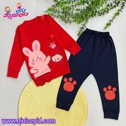 بلوز شلوار دخترانه خرگوش و پنجه