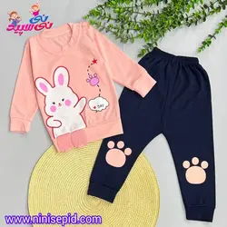 بلوز شلوار دخترانه خرگوش و پنجه