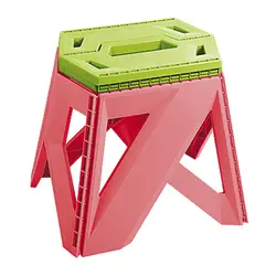 چهارپایه پلاستیکی تاشو ناصر پلاستیک مدل 617  با  اصالت و سلامت فیزیکی کالا ـ زمان آماده سازی و تحویل توسط کارخانه  10 روزکاری