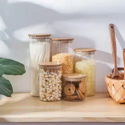 بانکه پیرکس درب بامبو بروسیلیکات