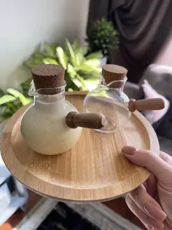 جا آبلیمو با درب چوب پنبه ای