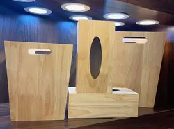 سطل زباله و جا دستمال کاغذی