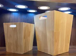 سطل زباله و جا دستمال کاغذی